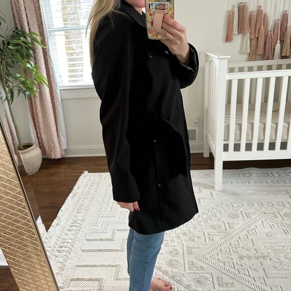 Metro x Kristen Blake Trench Coat Black M - Picture 5 of 11